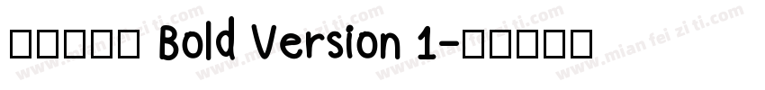 长安引力体 Bold Version 1字体转换